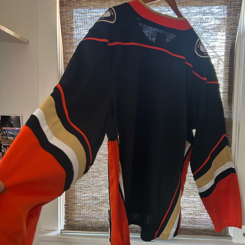 Anaheim ducks NHL fanatics authentic men’s long sleeve jersey - Picture 7 of 12